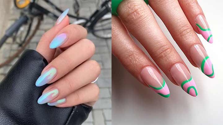 دیزاین ناخن ترند فرنچ