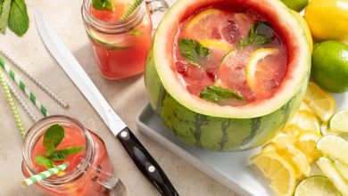 طرز تهیه لیموناد هندوانه؛ خنکای تابستان در یک لیوان!