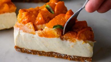 طرز تهیه چیز کیک زردآلو؛ خوشمزه و مخصوص