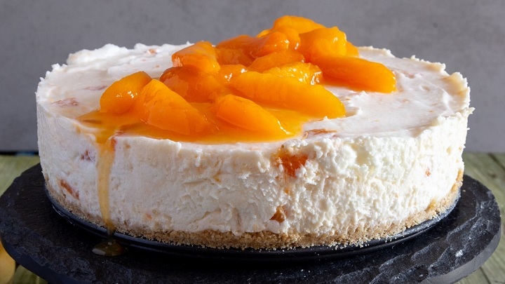 مراحل تهیه چیزکیک زردآلو