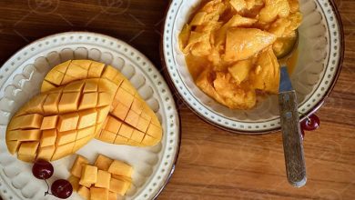 روش‌های برش، پوست کندن و خوردن انبه