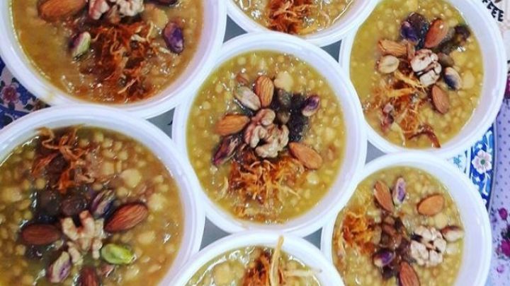مراحل تهیه آش هدیح خوی نذری مراحل تهیه آش هدیح خوی نذری