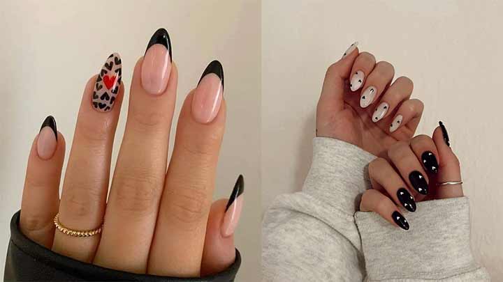 کاشت ناخن مشکی فرنچ کاشت ناخن مشکی فرنچ
