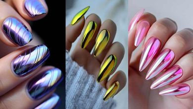 طرح‌های ناخن کروم تمومی نداره، ببینید و ایده بگیرید!