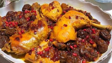 ناهار تکراری درست نکن (طرز تهیه خورش هلو)