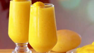 نوشیدنی خنک تابستانی با میوه انبه؛ برای فرار از گرما