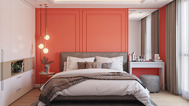 رنگ خواب مرجانی برای اتاق خواب شادتر رنگ خواب مرجانی برای اتاق خواب شادتر