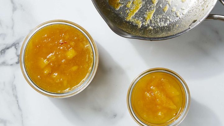 ترکیب آب و شکر برای مربای پوست انبه ترکیب آب و شکر برای مربای پوست انبه