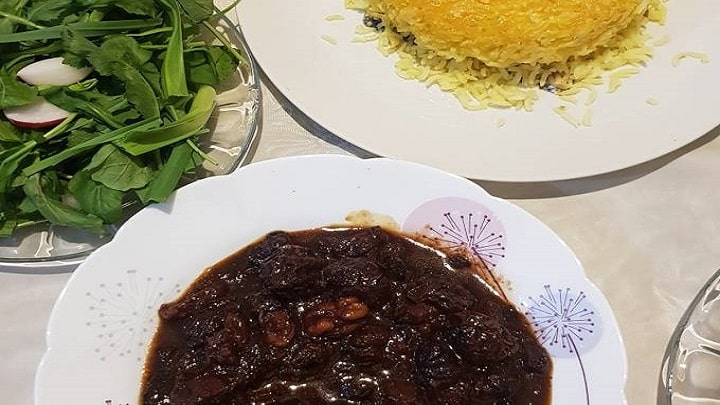 رسپی خورش آلو ترش به روش سمنانی