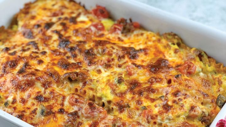 مراحل تهیه لازانیا با تخم مرغ