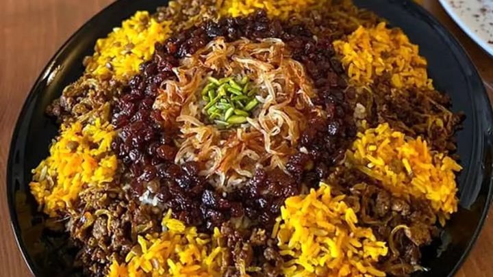 مراحل تهیه عدس پلو درباری