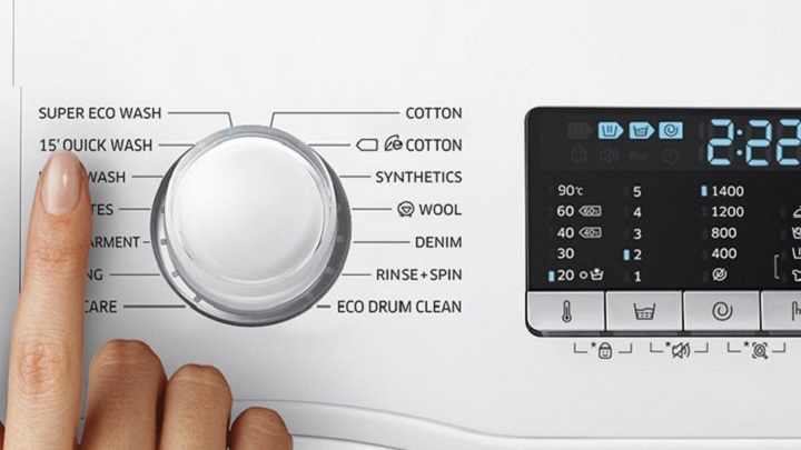 بررسی کامل علامت‌های روی ماشین لباسشویی