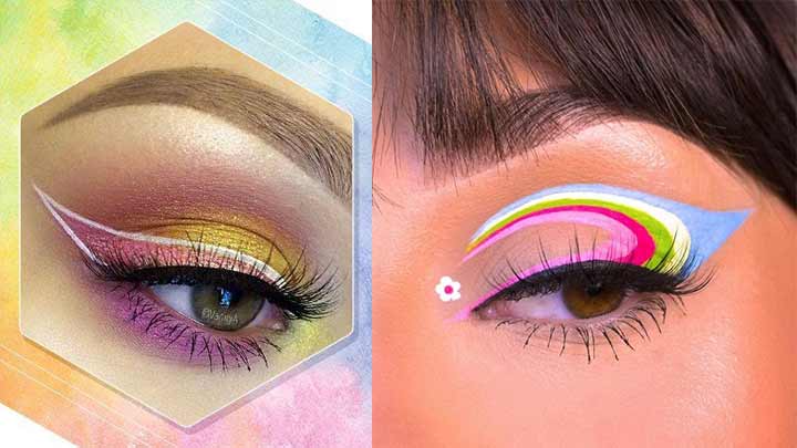 خط چشم رنگی خاص و جذاب