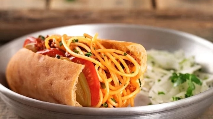 ساندویچ ماکارونی ساندویچ ماکارونی