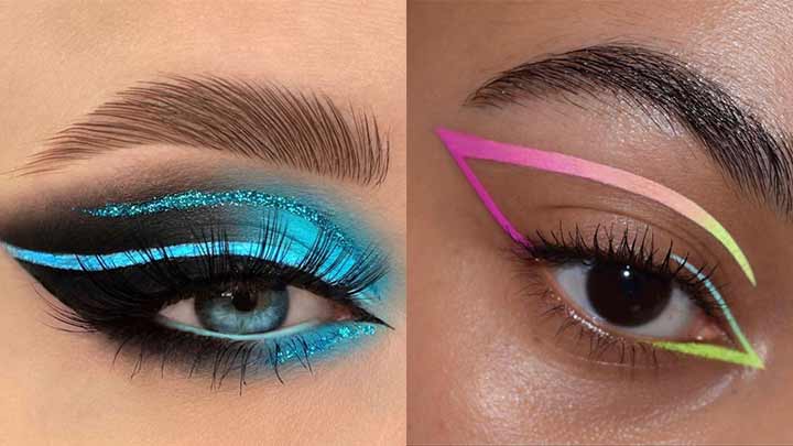 خط چشم نئون فلیک جذاب و با کلاس