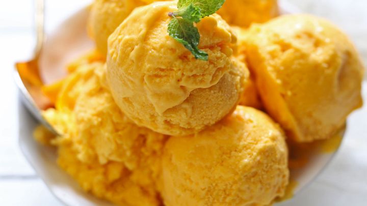 طرز تهیه بستنی انبه و پرتقال طرز تهیه بستنی انبه و پرتقال