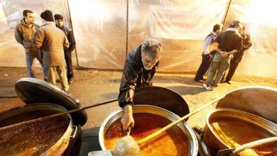 بهترین طرز تهیه شله مشهدی نذری برای 100 نفر