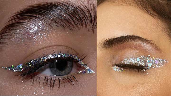 خط چشم مدل یخ زده