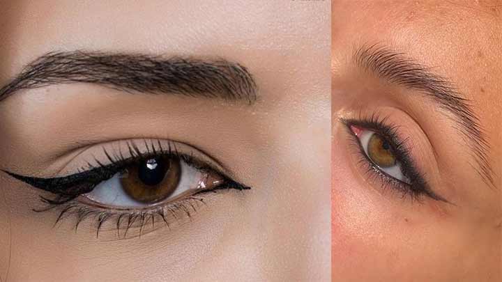 خط چشم ساده و کلاسیک مناسب استفاده روزانه