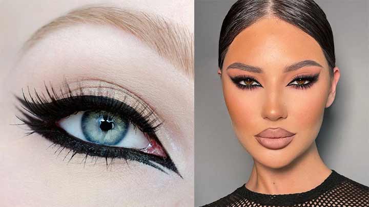 خط چشم قاب دودی جذاب 