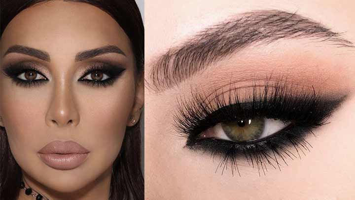 نحوه کشیدن خط چشم قاب دودی جذاب 