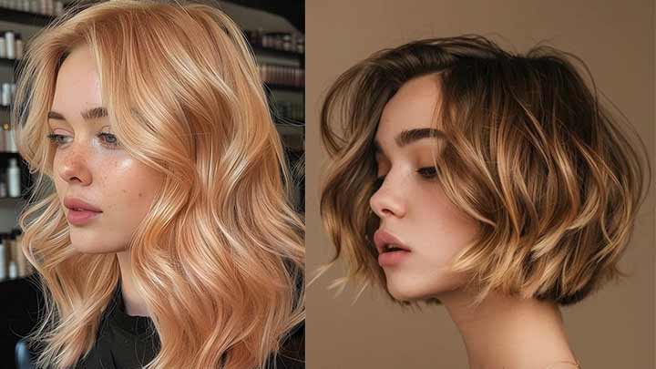 رنگ موی بلوند جذاب و با کلاس رنگ موی بلوند جذاب و با کلاس