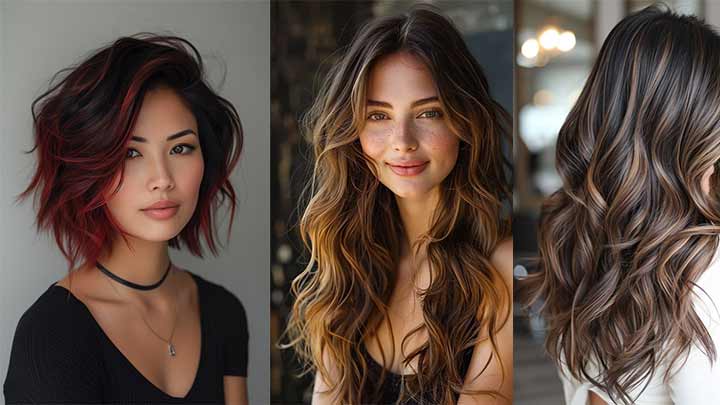 رنگ موی آمبره ظریف رنگ موی آمبره ظریف