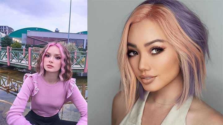 رنگ موی مانی پیس خاص و جذاب دخترانه رنگ موی مانی پیس خاص و جذاب دخترانه