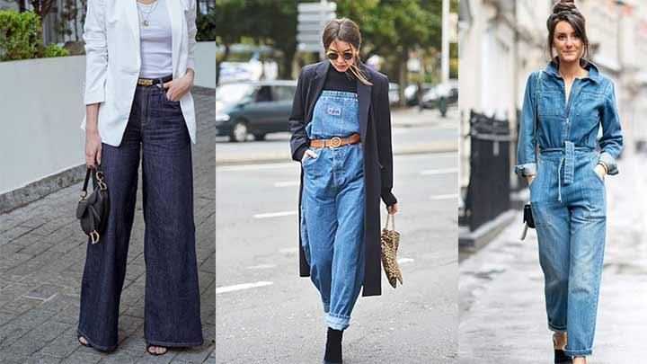 استایل دخترانه با لباسهای جین برای تابستان استایل دخترانه با لباسهای جین برای تابستان