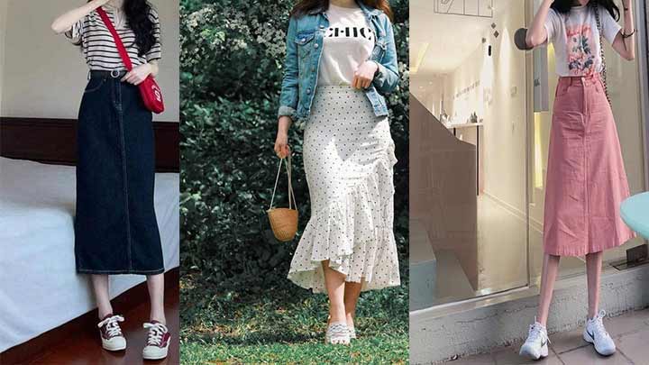 استایل تابستانه با دامن استایل تابستانه با دامن