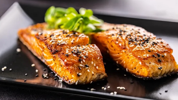 ماهی سالمون برای آرامش اعصاب