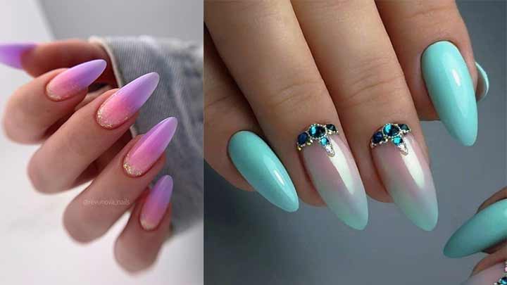 ناخن آمبره بلند ناخن آمبره بلند