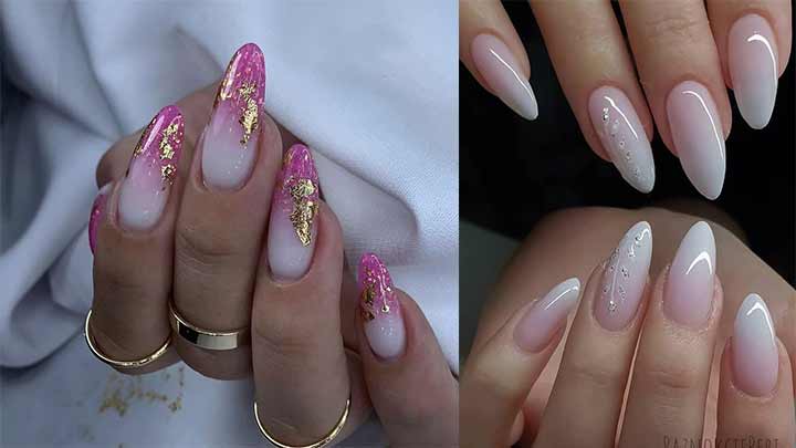 ناخن آمبره سفید اکلیلی ناخن آمبره سفید اکلیلی