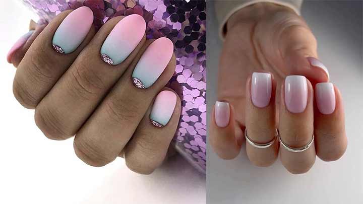 ناخن آمبره دخترانه ناخن آمبره دخترانه