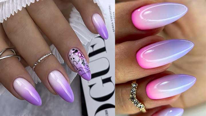 ناخن امبره تابستانی ناخن امبره تابستانی