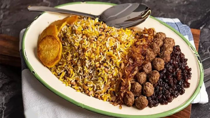 عدس پلو نذری