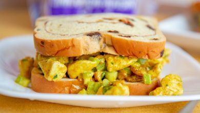 اگه انبه توی خونه داری برای شام اسنک انبه و مرغ بپز!