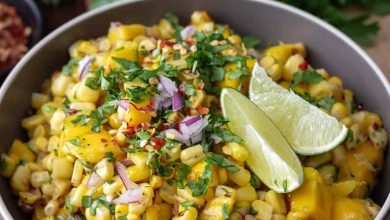 برای شام سالاد انبه و ذرت درست کن