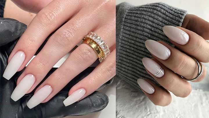 رنگ ناخن ملیح و کمرنگ