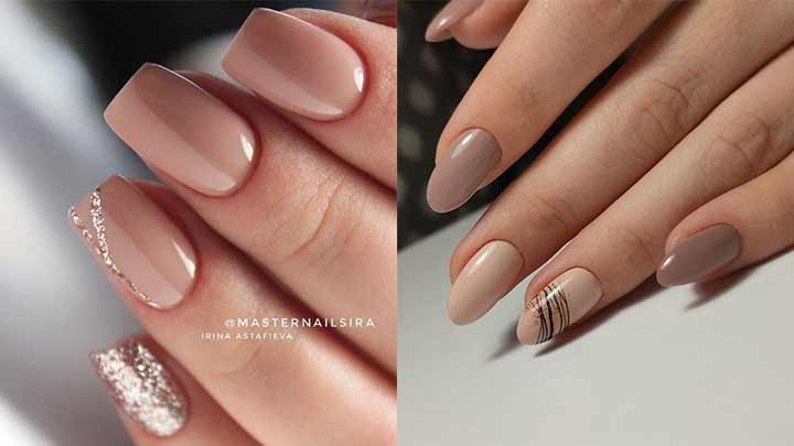 طرح ناخن با لاک ژل کالباسی