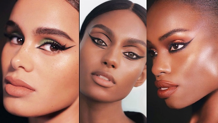 خط چشم مشکی از میکاپهای لایت اروپایی ترند 2024 خط چشم مشکی از میکاپهای لایت اروپایی ترند 2024