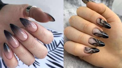 طرح ناخن بیبی بومر مشکی؛ کلاسیک و مدرن