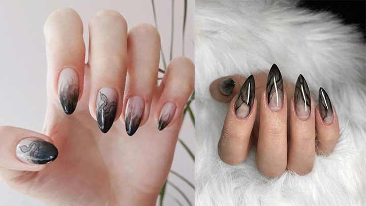 ایدههای طراحی ناخن مشکی بیبی بومر ایدههای طراحی ناخن مشکی بیبی بومر
