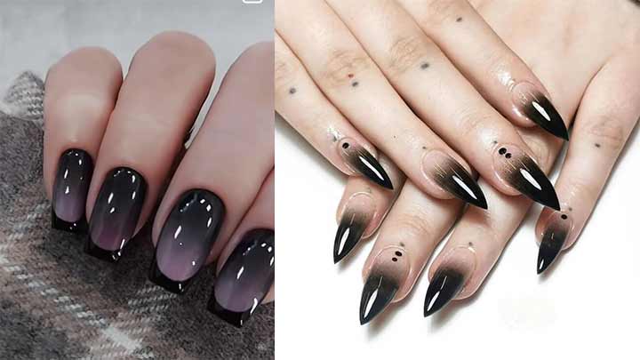 ناخنهای مشکی شیک؛ بیبی بومر ناخنهای مشکی شیک؛ بیبی بومر