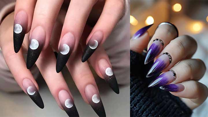 ناخنهای مشکی مات؛ بیبی بومر متفاوت ناخنهای مشکی مات؛ بیبی بومر متفاوت