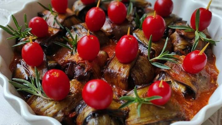 رسپی یک پیش غذای خوشمزه با بادمجان رسپی یک پیش غذای خوشمزه با بادمجان