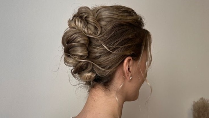 شینیون پیچ فرانسوی برای عروسی