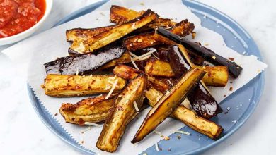 2 روش سرخ کردن بادمجان در هواپز با کمترین روغن