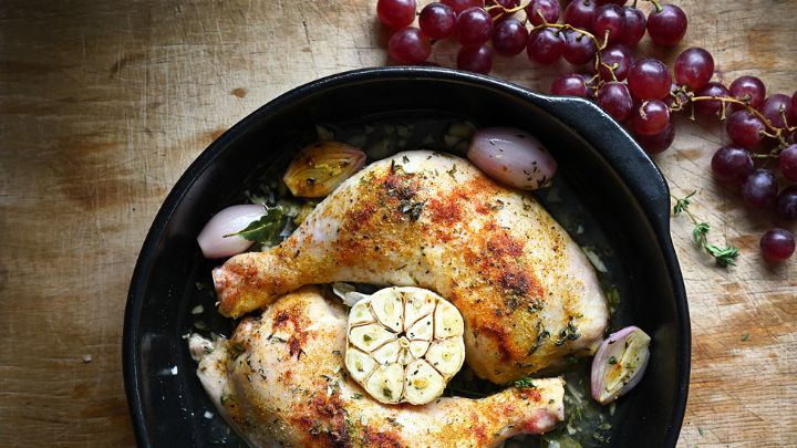 طرز تهیه مرغ کبابی با ترخون و انگور طرز تهیه مرغ کبابی با ترخون و انگور