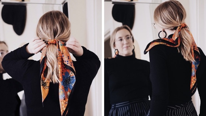 شینیون با هدبند